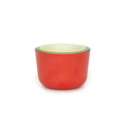 Maatbeker set - Bamboe - Lagoon/Lemon/Persimmon/White