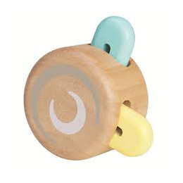 Pastelkleurige kiekeboe roller - vanaf 6 maanden