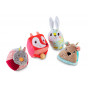Set 4 bos vormpjes