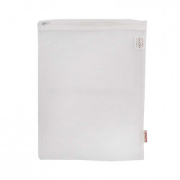 Disques démaquillants lavables en coton organique - Nature avec liseré rose - lot de 10