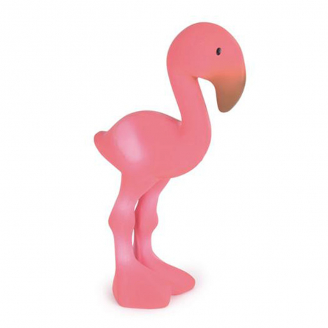 Bijt- en knijpspeeltje flamingo - vanaf de geboorte