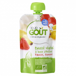  Plantaardige drinkmix Haver Aardbei Banaan - 90 g - Vanaf 6 maanden