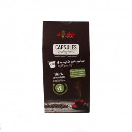 Ecologische en composteerbare capsules compatibel met Nespresso 100-capsules - Eenmalig gebruik