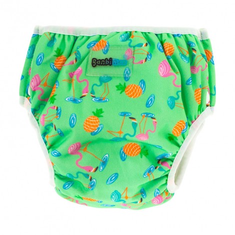 2 en 1 culotte d'apprentissage et maillot de bain - Flamant rose 2 en 1 culotte d'apprentissage et maillot de bain - Flamant rose