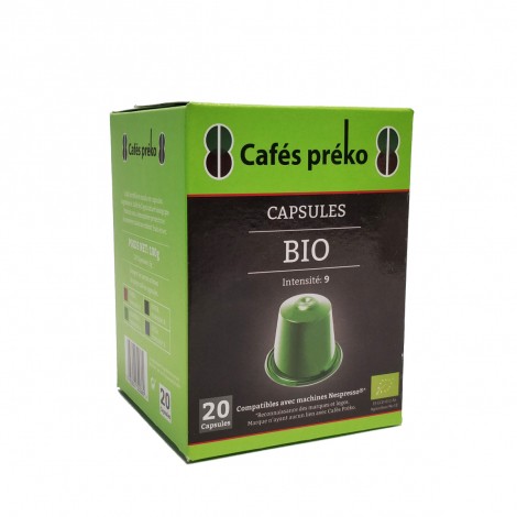 Café BIO - décaféiné en grains - 100 % Arabica - 500 g 