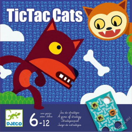 Tic Tac Cats - Jeu de stratégie - à partir de 6 ans