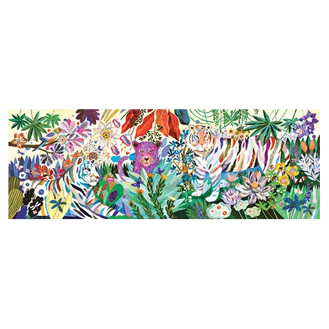 Gallery puzzel - Rainbow tigers - 1000 stukjes