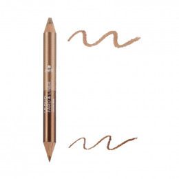 2-in-1 oogschaduw en potlood - Bronze Cuivré en Beige Doré