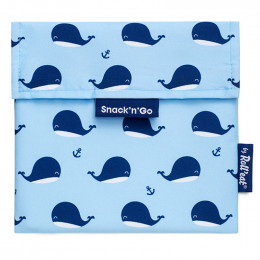 Afwasbaar en herbruikbaar snackzakje - Snack'n'Go - Kid Walvis