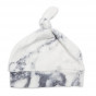 Lulujo Hello World Swaddle & Hat - Marble