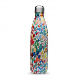Isotherme drinkfles - Blue Flowers - 750 ml
