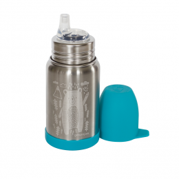Gourde Sippy Inox - gravure Ours bleu glacier - 350 ml