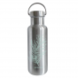 Gourde Isotherme Groovy Inox - imprimée Plume turquoise - 500 ml