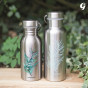 Gourde Isotherme Groovy Inox - Drago, rouge - 750 ml