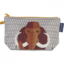 Trousse à soufflets en coton Bio - Love Cats - Jaguar