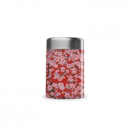 Travel soupe isotherme inox - Flowers - rouge - 340ml
