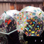 Paraplu - Bloemen & vogels