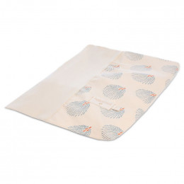 Hoes voor verschoningskussen Calma - Blue gatsby & Cream