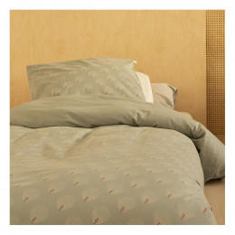 Bedset Himalaya 1-persoons - White gatsby & Antique green