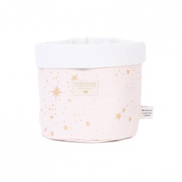 Mandje Panda - Gold stella & dream pink - medium