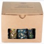 7 serviettes hygièniques lavables + pochette - Vert foncé