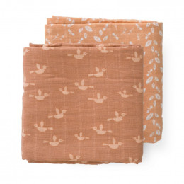 Set van 2 tetradoeken Birds - 120 x 120 cm