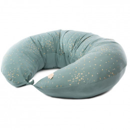 Zwangerschapskussen Luna - Gold confetti & Magic green