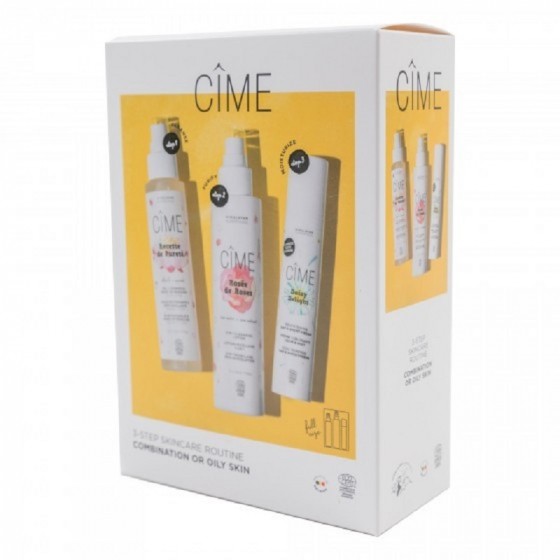 Coffret routine - 3 soins Bio - Peau mixte ou grasse Coffret routine - 3 soins Bio - Peau mixte ou grasse