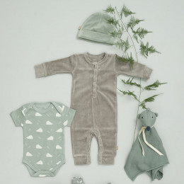 Pyjama velours Paloma grey
