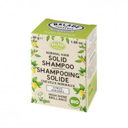 Shampooing solide Bio - Brillance - Cheveux normaux - 40 g