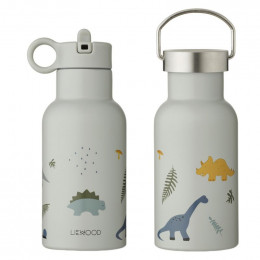 Anker drinkfles - Dino dove blue mix
