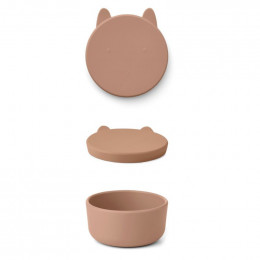 Charlot snackdoos - Rabbit tuscany rose