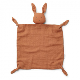 Agnete knuffeldoek - Rabbit sienna