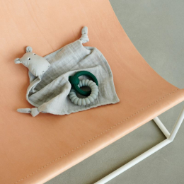 Agnete knuffeldoekje - Hippo dove blue