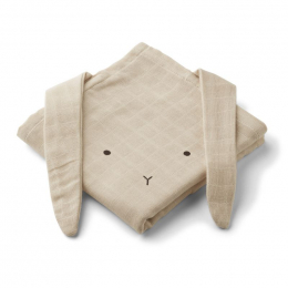 Set Hannah tetradoeken - 2 pack - Rabbit sandy