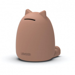 Palma spaarpot - Cat dark rose