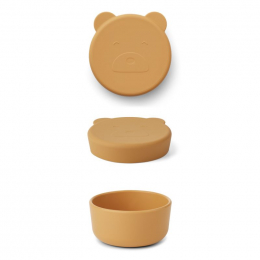Carrie snackdoosje - Mr bear yellow mellow