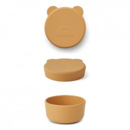 Carrie snackdoosje - Mr bear yellow mellow