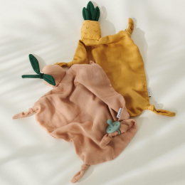 Agnete knuffeldoek - Peach/peach