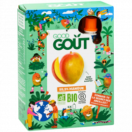 Fruit pocket KidzMango 4 x 90 g