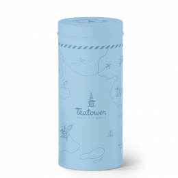 Teatower hemelsblauwe doos 100 g