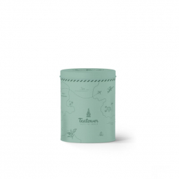 Teatower grijs blauwe doos 20 g
