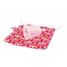 Menstruatiecup - Pink pouch
