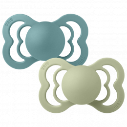 Set van 2 BIBS Supreme tutjes - Island sea & Sage