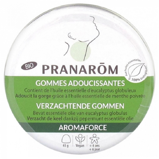 Aromagom - Geïrriteerde en prikkelende keel - 45 g