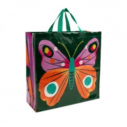 Grote shopper bag in gerecycled materiaal - Big butterfly