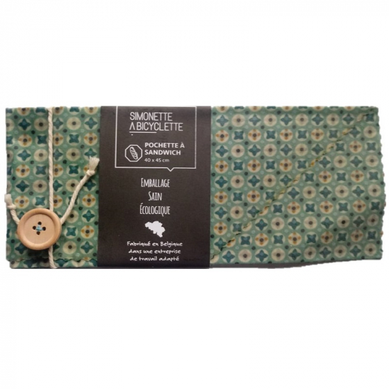Pochette cirée pour sandwichs - 40 x 45 cm - Avrey Pochette cirée pour sandwichs - 40 x 45 cm - Avrey