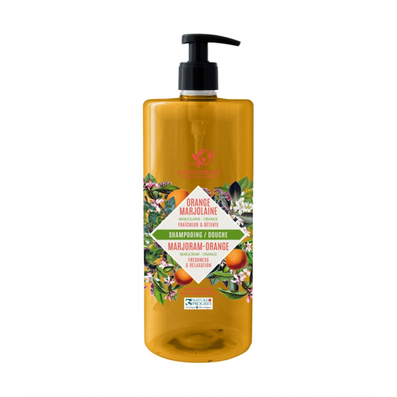 Shampoo en Douche - 1 liter - Marjoraan Sinaasappel