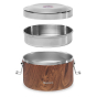 Lunch box isotherme en inox - Bois