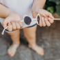 Lunettes de soleil pour bébé de 0 à 1 an - Ourson baby - Rose pâle